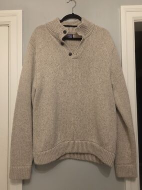 Patagonia Beige Off Country Pullover Sweater